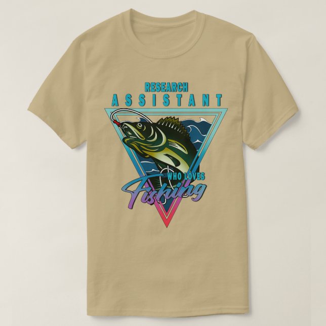 T-shirt Assistant de recherche qui aime la soumission de p (Design devant)