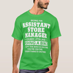 T-shirt Assistant Directeur De Magasin Monter Un Vélo