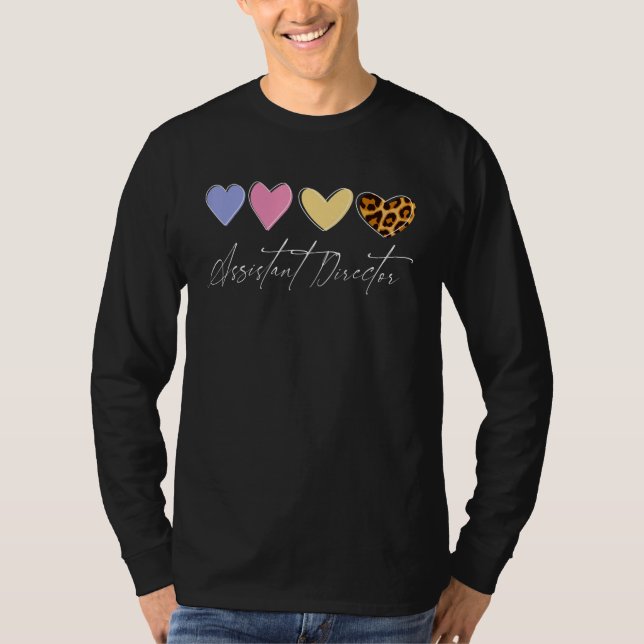 T-shirt Assistant Director Appreciation Week Theater Nursi (Devant)