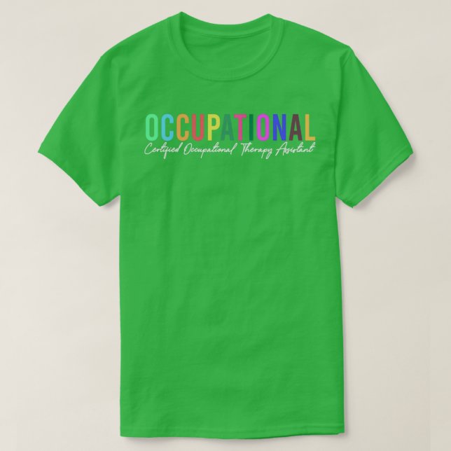 T-shirt Assistant en ergothérapie certifié essentiel (Design devant)