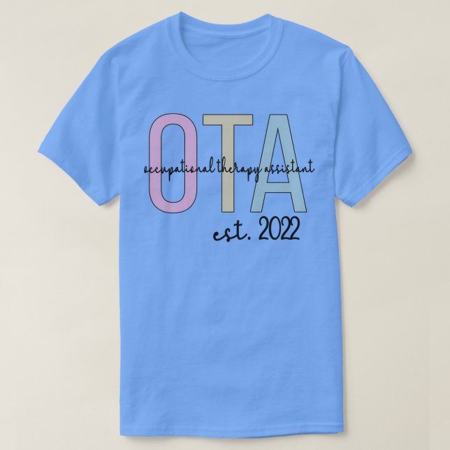 T-shirt Assistant en ergothérapie OTA Graduation 2022 (Design devant)