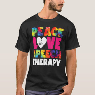 T-shirt Assistant en orthophonie Thérapeute SLP Tie Dye Po
