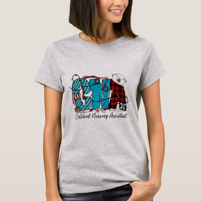 T-shirt Assistant en soins infirmiers agréé (Devant)