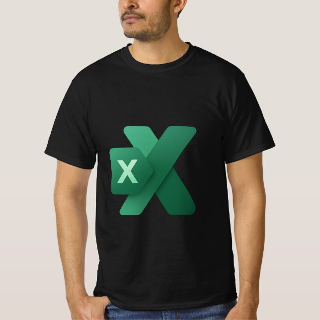 T-shirt Assistant Excel - Drôle feuille de calcul  (Devant)
