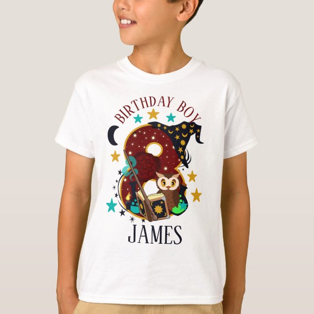 T-shirt Assistant Huit anniversaire Chemise fête d'anniver (Devant)