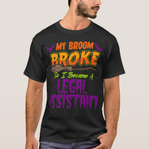 T-shirt Assistant juridique Haloween drôle