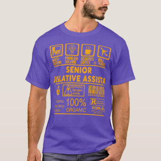 T-shirt ASSISTANT LÉGISLATIF PRINCIPAL NICE DESIGN 2017 Cl