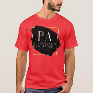 T-shirt Assistant médecin PA Vers 1 Sq minimaliste unique