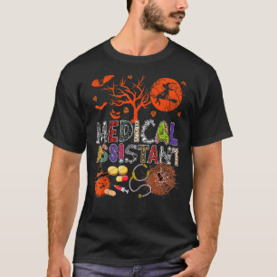 T-shirt Assistant médical Halloween Zombie Costume Scary P