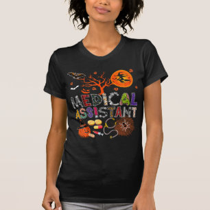 T-shirt Assistant médical Halloween Zombie Costume Scary P