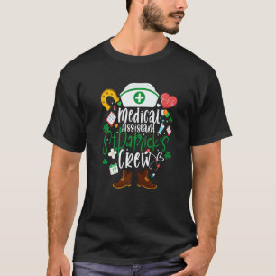 T-shirt Assistant Médical St Patrick S Day Infirmière Équi