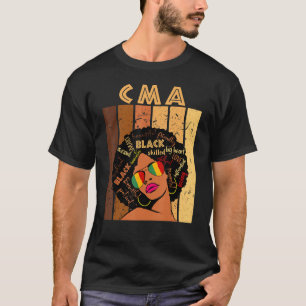 T-shirt Assistant Médicale Cma Afro Black History