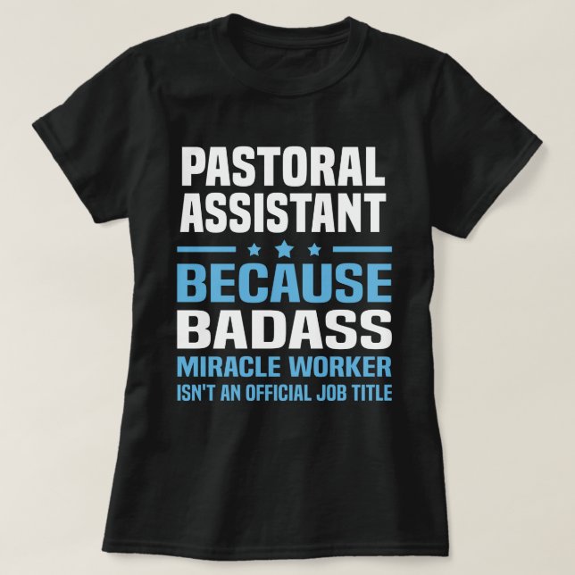 T-shirt Assistant pastoral (Design devant)