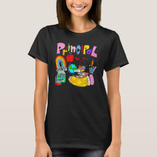 T-shirt Assistant principal de rentrée scolaire dessiné à