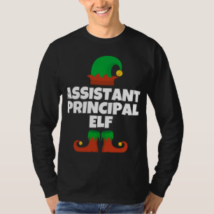 T-shirt Assistant Principal Elf Christmas Funny Cadeau