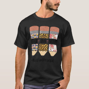 T-shirt Assistant Principal Retourner À L'École Enseigner 