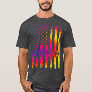 T-shirt Assistant principal US Drapeau Cadeaux de l'école
