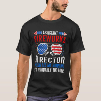 T-shirt ASSISTANT Pyrotechnique FIREWORKS DIRECTEUR J'EXÉC