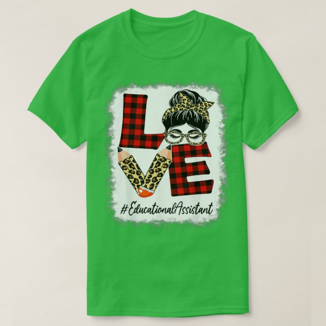 T-shirt assistant scolaire amusant (Design devant)