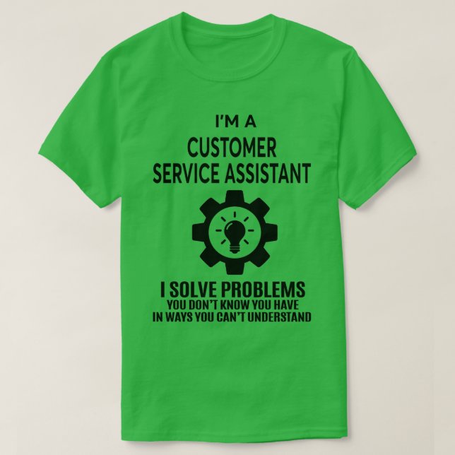 T-SHIRT ASSISTANT SERVICE CLIENT NICE DESIGN 2017 1 (Design devant)