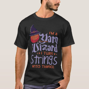 T-shirt Assistant tricot Fil Citation Pour Magicien Knitte