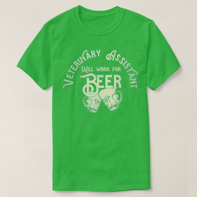 T-shirt Assistant vétérinaire cadeaux d'emploi pour lui (Design devant)