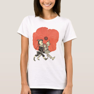 T-shirt Assistant vintage de Oz, Dorothy avec Fleurs de Pa