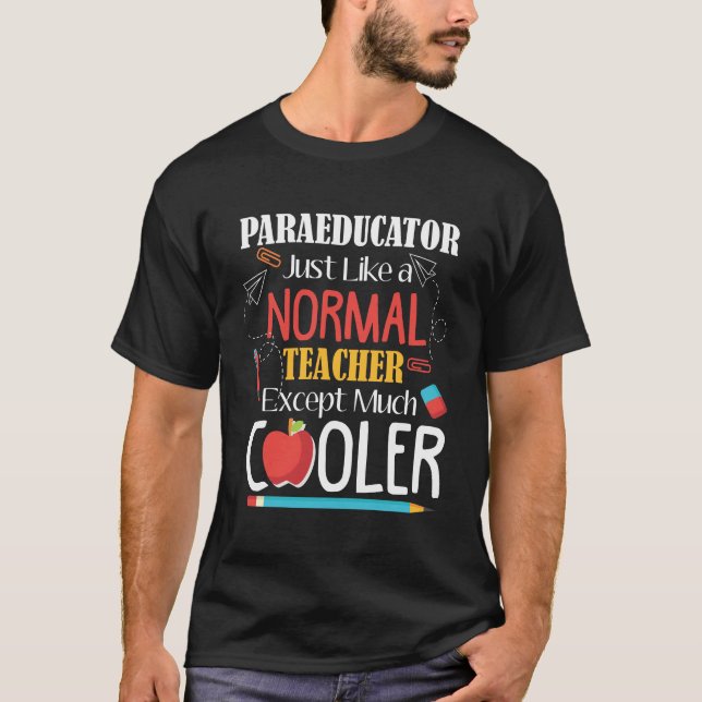 T-shirt Assistante paraprofessionnelle en classe Paraeducs (Devant)