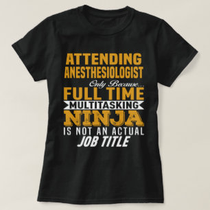 T-shirt Assister à l'anesthésiste