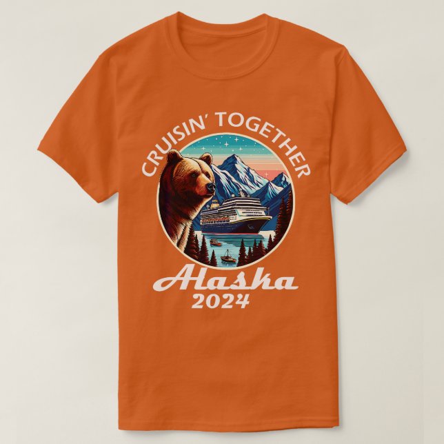T-shirt Association des amis de la famille Alaska Cruise V (Design devant)