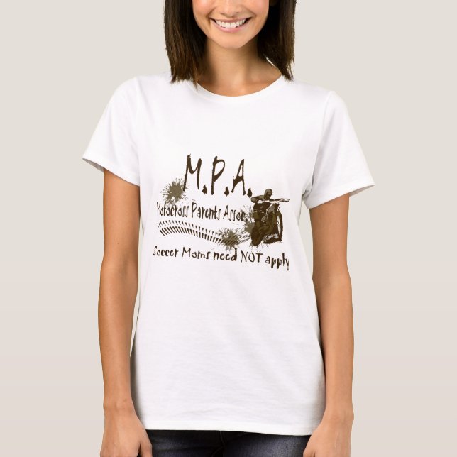 T-shirt Association des Parents de Motocross (Devant)