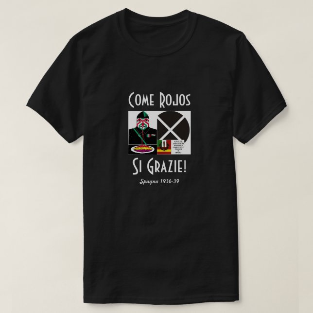 T-shirt Association des soldats italiens en Espagne (Design devant)