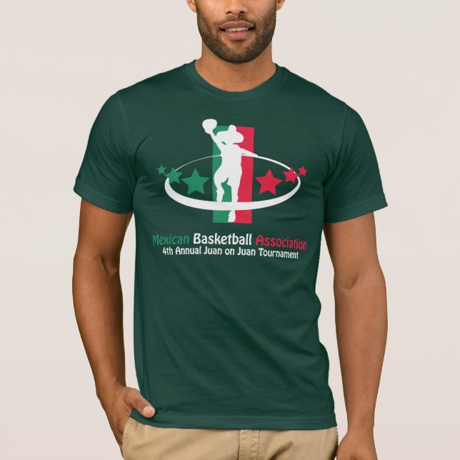 T-shirt Association mexicaine de basket-ball (Devant)