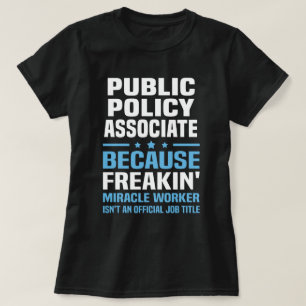 T-shirt Associé à la politique publique