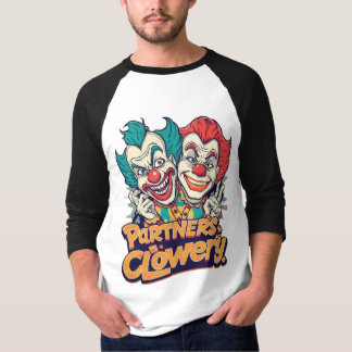 T-shirt Associés en Clownerie (Punaiserie de Clown Drôle)