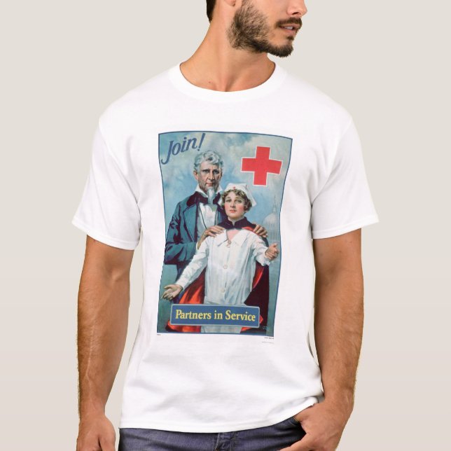 T-shirt Associés en service (US00290) (Devant)