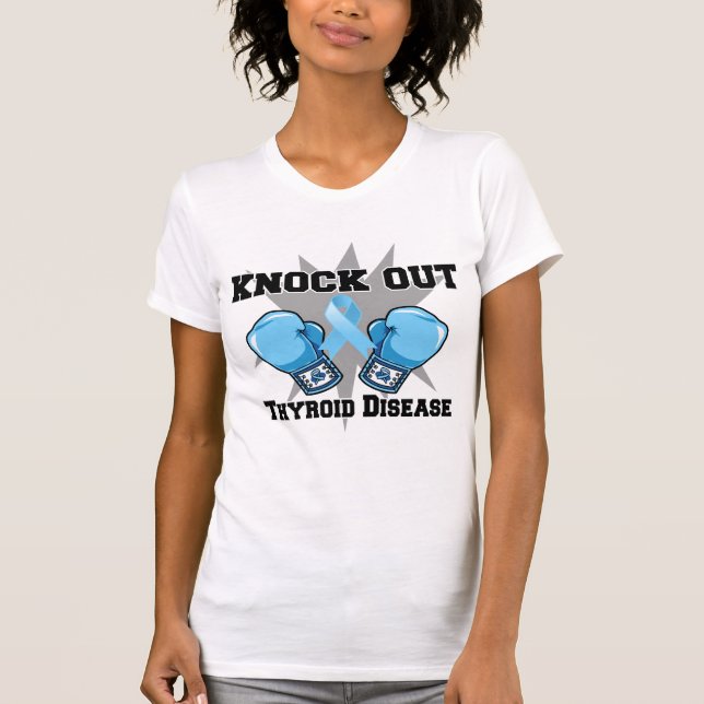 T-shirt Assommez la maladie thyroïdienne (Devant)