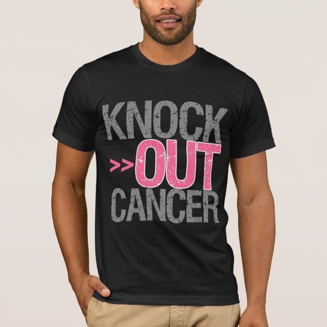 T-shirt Assommez le Cancer - cancer du sein (Devant)
