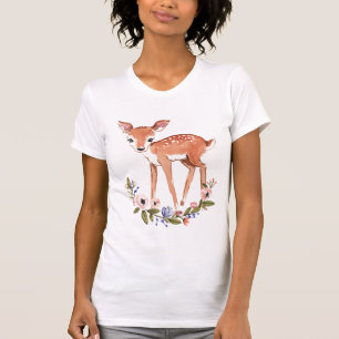 T-shirt assorti de petits cerfs communs