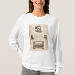 T-shirt Assortiment de couture de Howe avec le croquis de
