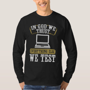 T-shirt Assurance Qualité Ingénierie QA Test de Code Deve