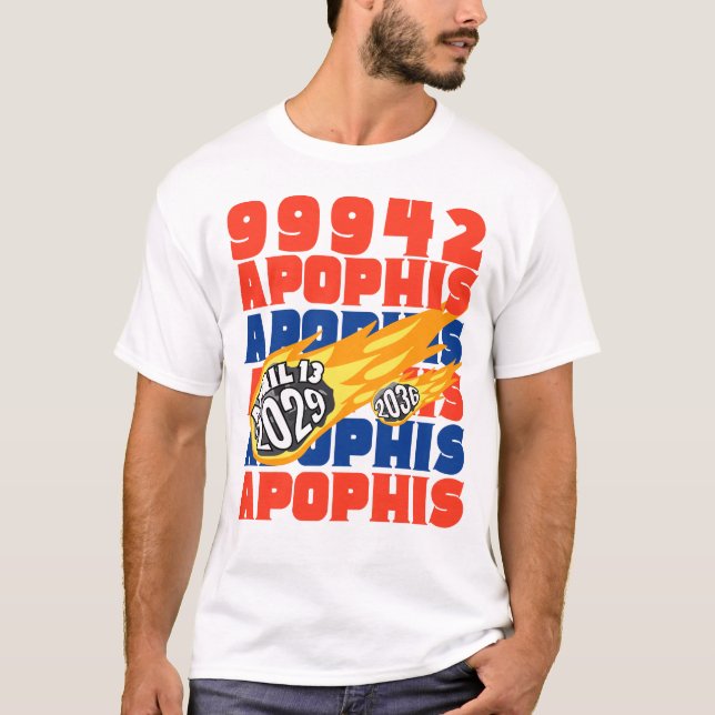 T-shirt Astéroïde APOPHIS 2029 9942 (Devant)