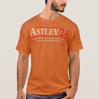 T-shirt Astley 24 Jamais vous ne vous laissera jamais vous
