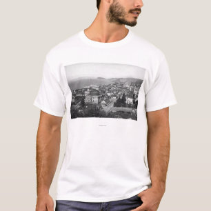 T-shirt Astoria, section d'affaires de l'Orégon et bord d