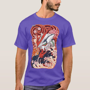 T-shirt Astray tatouage de canon à cadre rouge