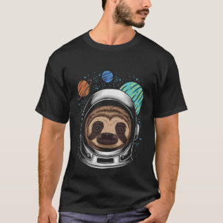 T-shirt Astro Sloth Artistes Imprimer Sur Demande
