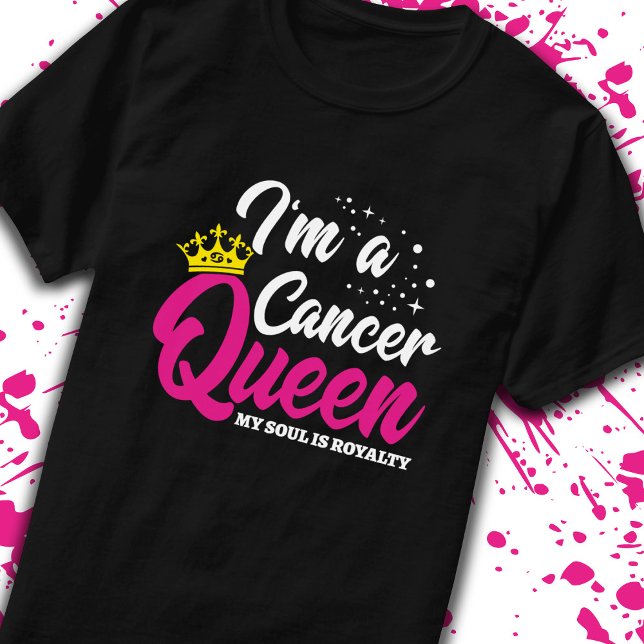 T-shirt Astrologie Cancer Anniversaire Reine Zodiac Juin J (Créateur téléchargé)