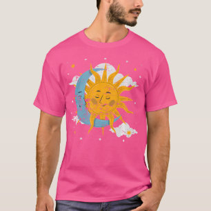 T-shirt Astrologie du corps céleste de Sun Moon