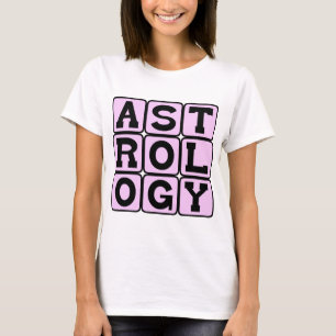 T-shirt Astrologie, étude des signes du zodiaque