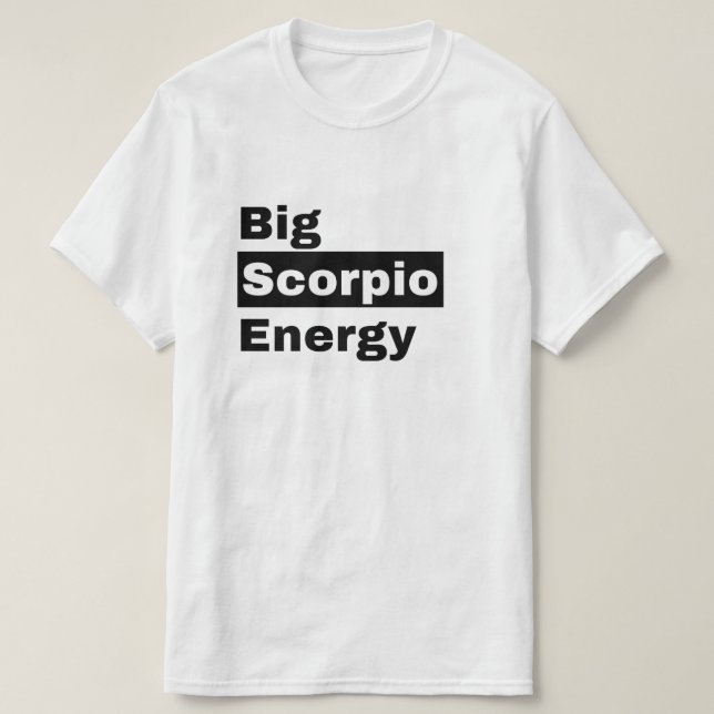 T-shirt Astrologie zodiac scorpio anniversaire (Design devant)